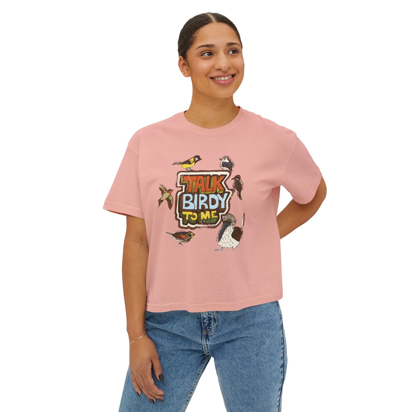 Talk Birdy to Me - Women's Boxy Tee