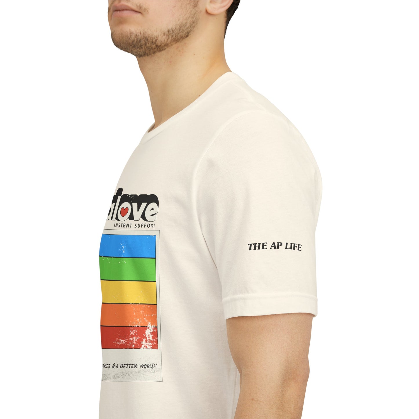Para Love - Instant Support - Adult Unisex Jersey Short Sleeve Tee