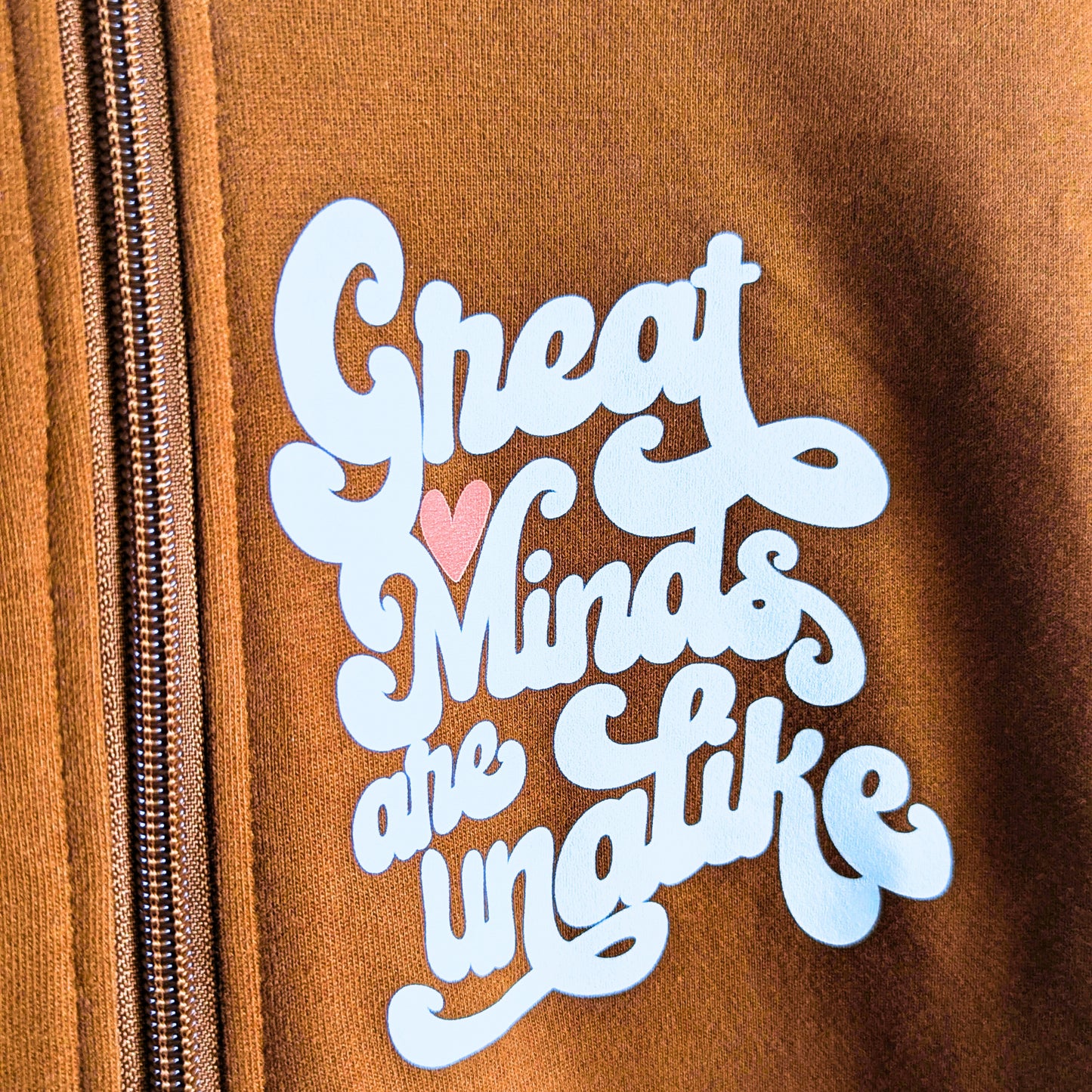 Women's Great Minds are Unalike Half-Zip Hoodie