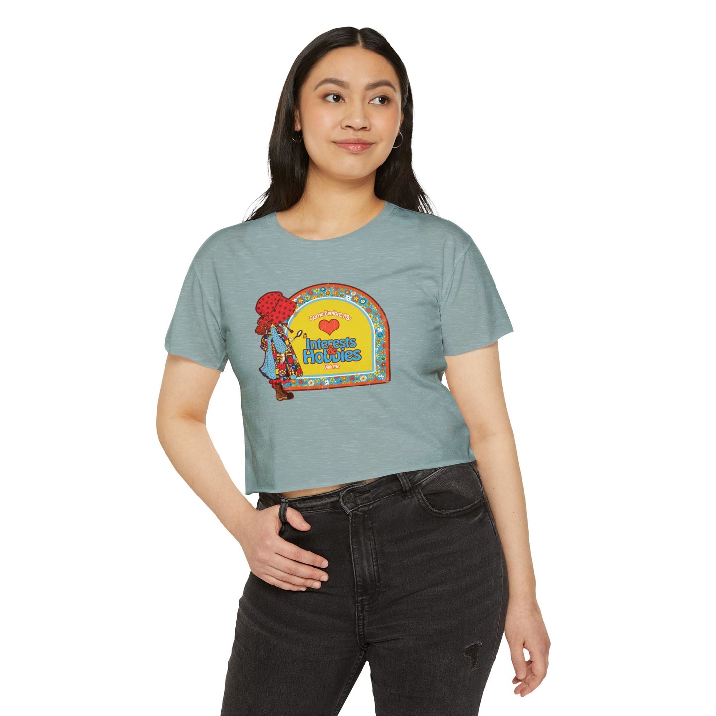 Come Explore my Interests & Hobbies with me - Women's Festival Cropped Tee