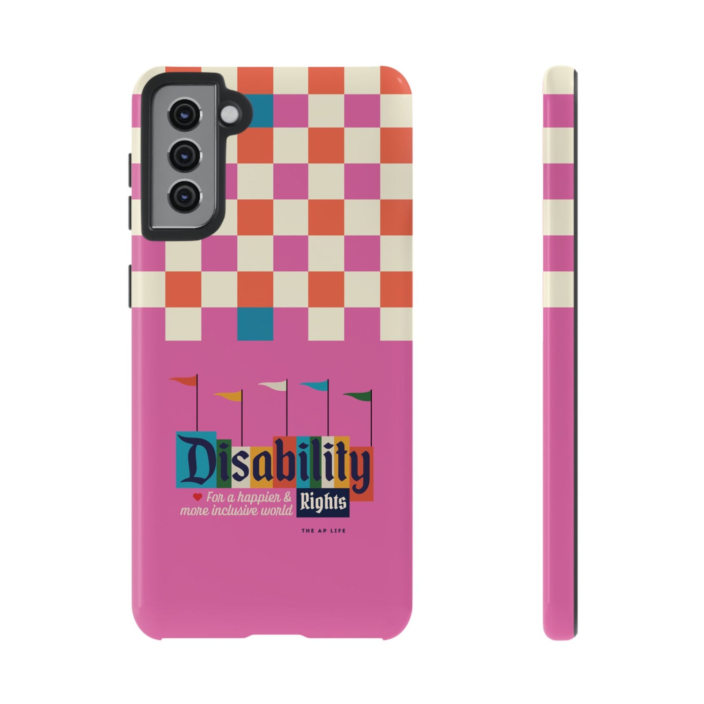 Disability Rights for a Happier & More Inclusive World - Android Phone Case for Google Pixel & Samsung Phones