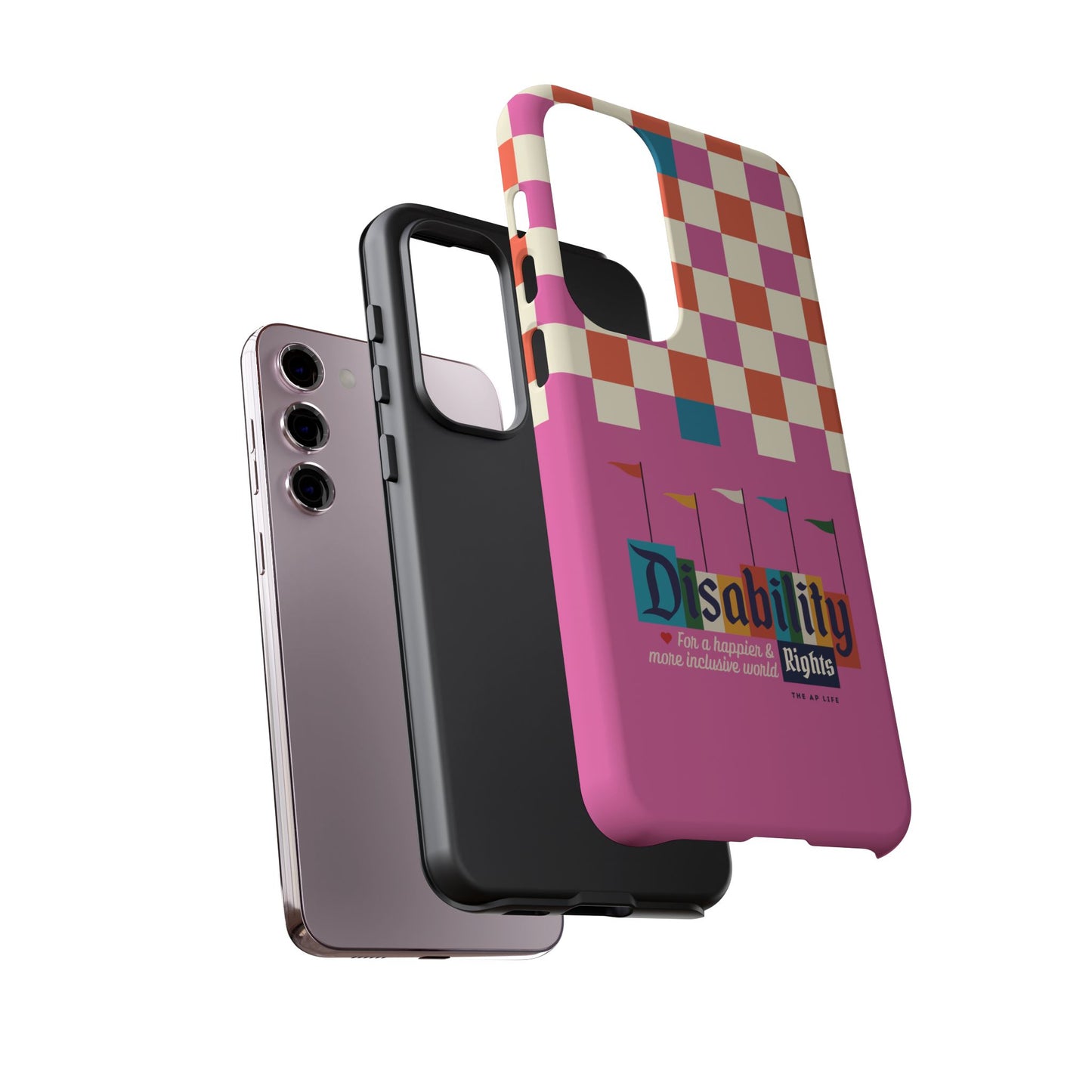 Disability Rights for a Happier & More Inclusive World - Android Phone Case for Google Pixel & Samsung Phones