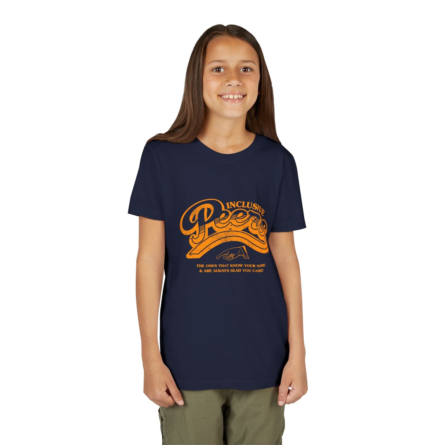 Inclusive Peers - The Ones That Know Your Name & Are Always Glad You Came - Youth Short Sleeve Tee