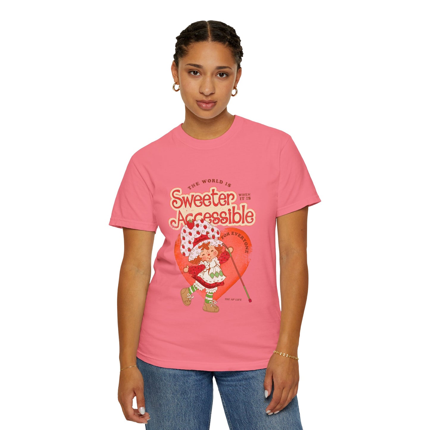 The World is Sweeter when it is Accessible for Everyone - Comfort Colors Adult Unisex Garment-Dyed T-shirt