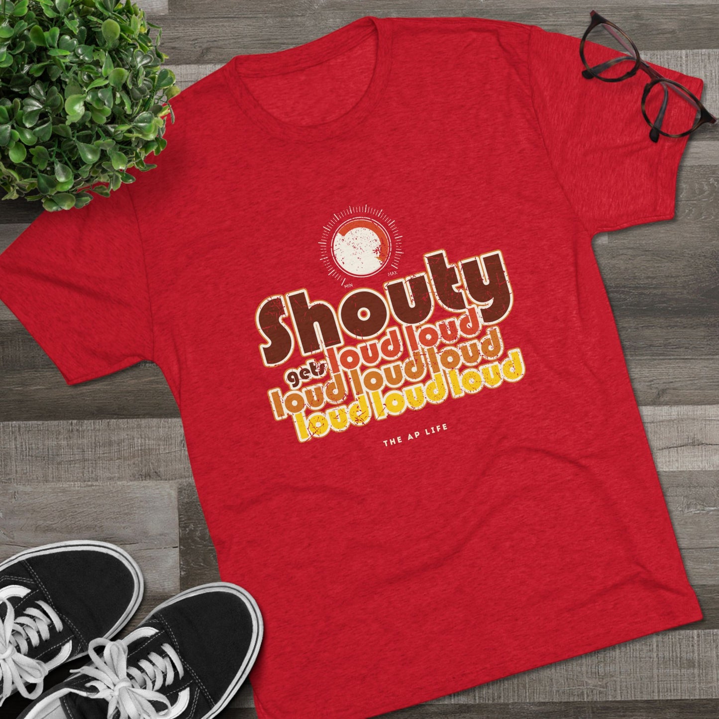 Shouty Gets Loud - Adult Unisex Triblend Soft Tee