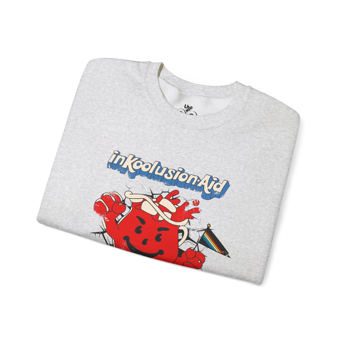 InKoolusion Aid - Breaking Down Barriers to Accessibility & Acceptance - Adult Unisex Heavy Blend™ Crewneck Sweatshirt