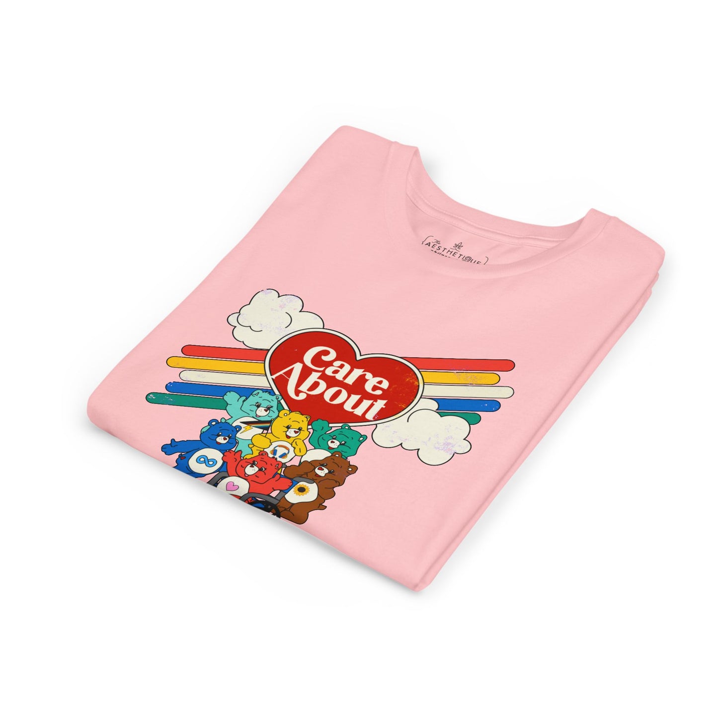 Care About Disability Rights - Retro 80s Vibe - Youth Unisex Jersey Tee