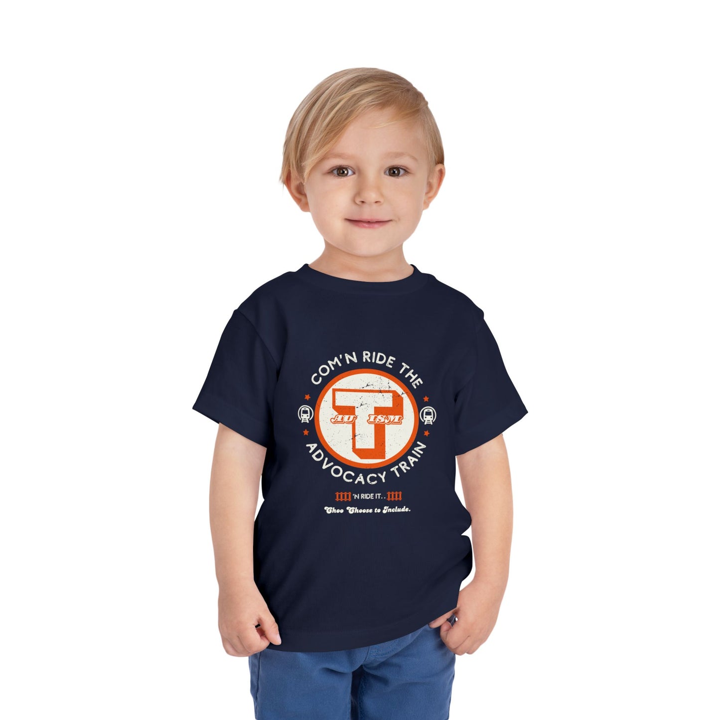 C'mon Ride The Autism Advocacy Train - Toddler Unisex Tee