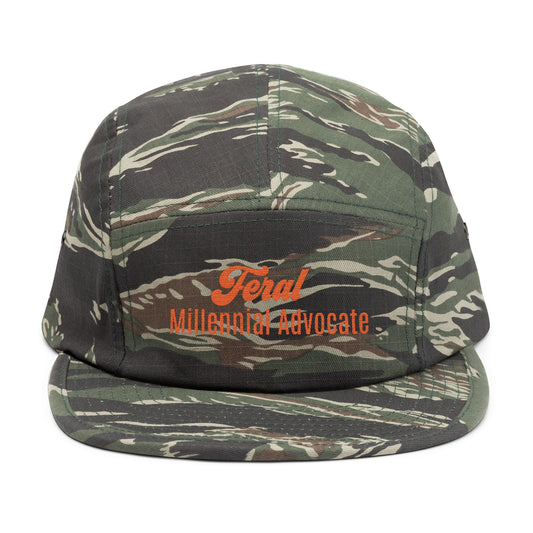 Feral Millennial Advocate - Adult Unisex Military-Style 5 Panel Cap