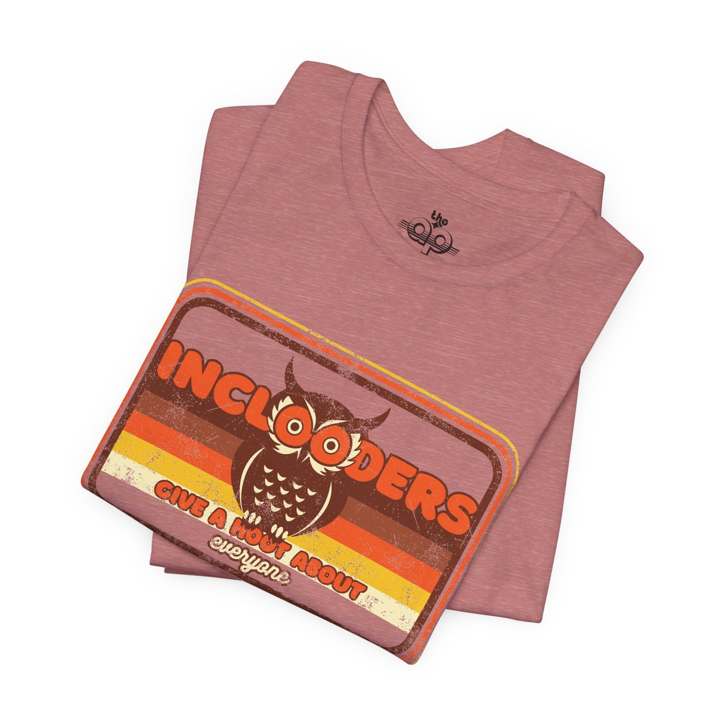 Inclooders Give a Hoot About Everyone - Adult Unisex Jersey Short Sleeve Tee