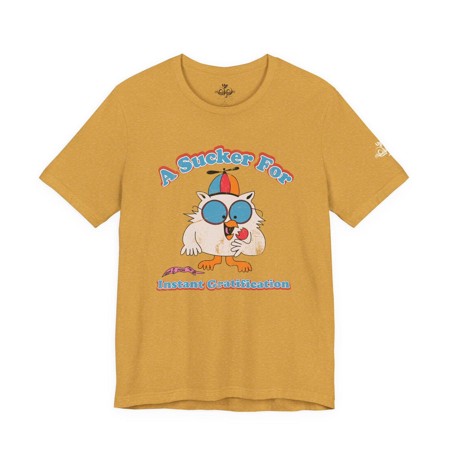 A Sucker for Instant Gratification - Adult Unisex Jersey Short Sleeve Tee