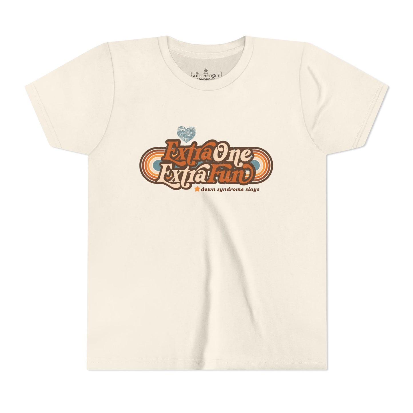 Extra One, Extra Fun DS Awareness - Youth Short Sleeve Tee