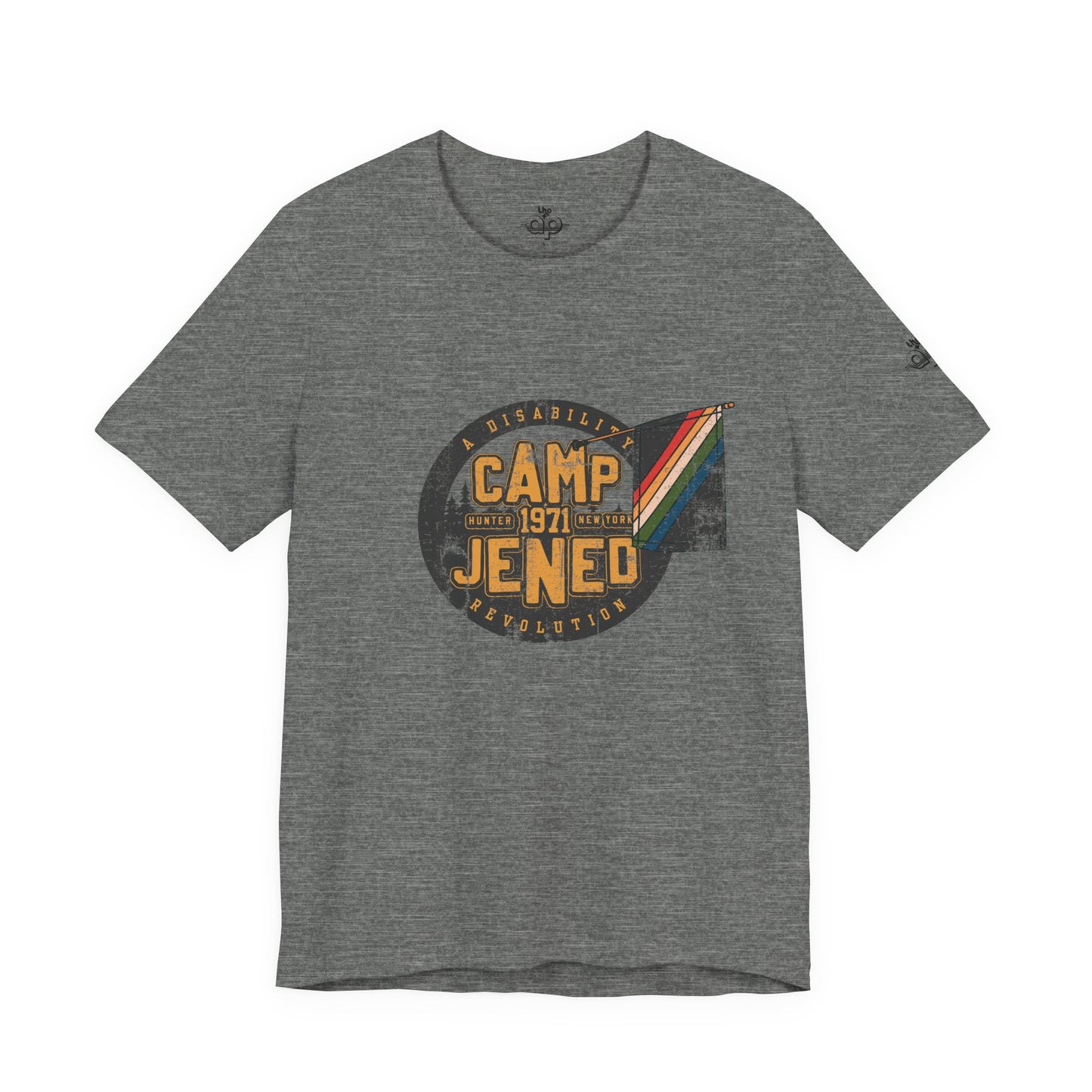 Camp Jened 1971 - A Disability Revolution - Adult Unisex Jersey Short Sleeve Tee