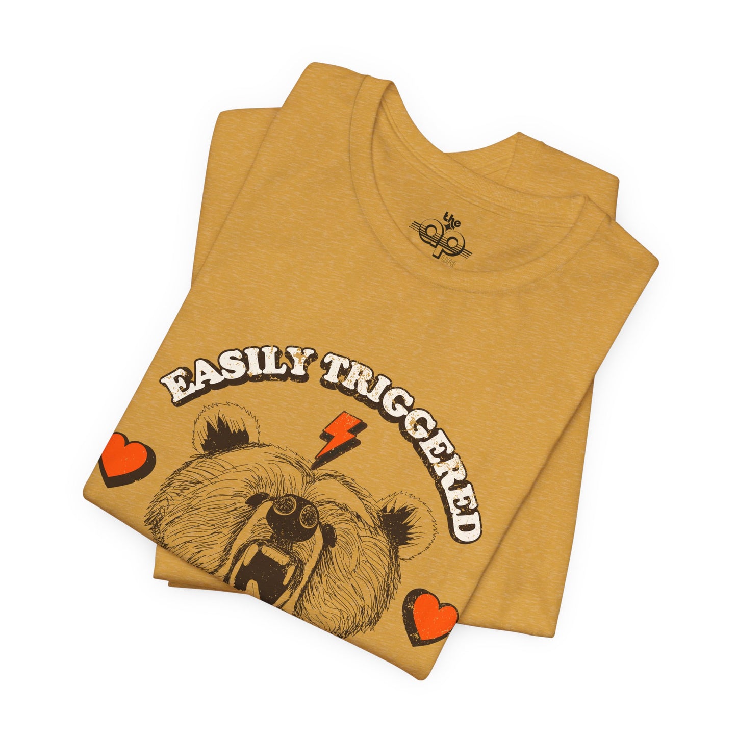 Easily Triggered But Still Likes to Cuddle - Adult Unisex Jersey Short Sleeve Tee