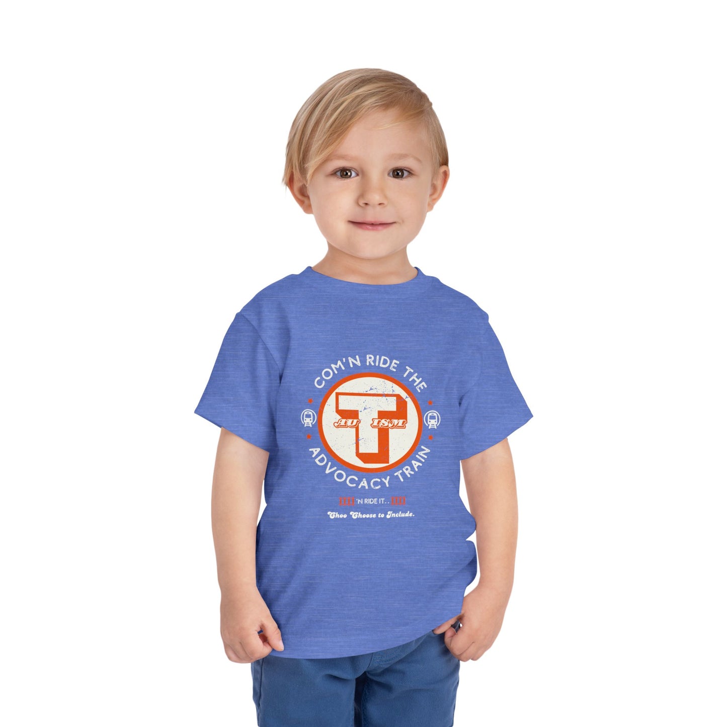 C'mon Ride The Autism Advocacy Train - Toddler Unisex Tee