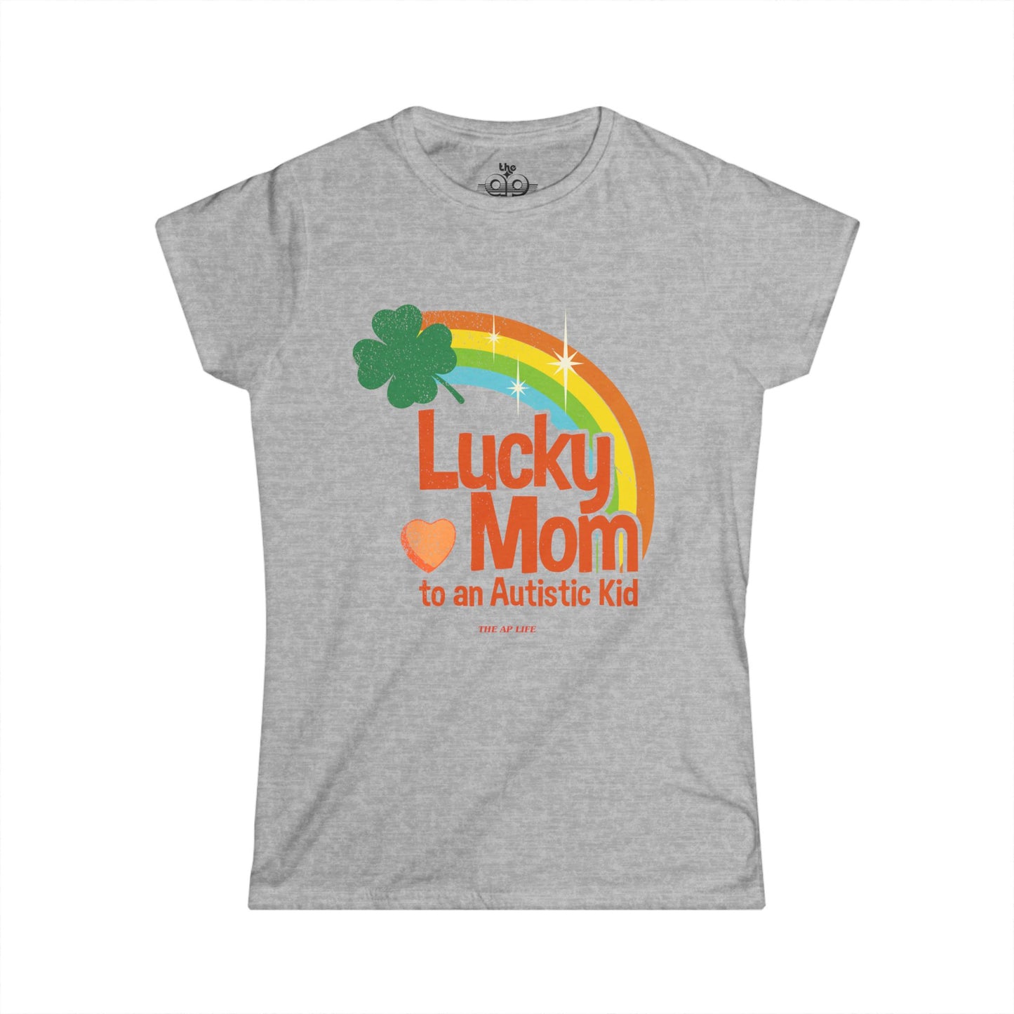 Lucky Mom to an Autistic Kid - Women's Softstyle Tee