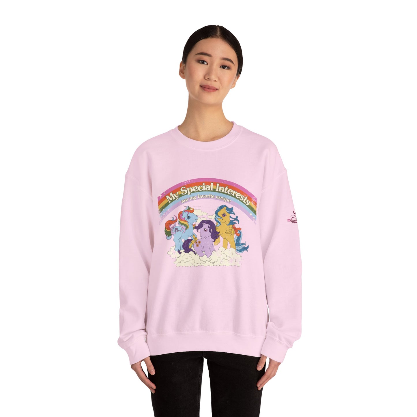 My Special Interests are my Favorite Escape - Adult Unisex Heavy Blend™ Crewneck Sweatshirt