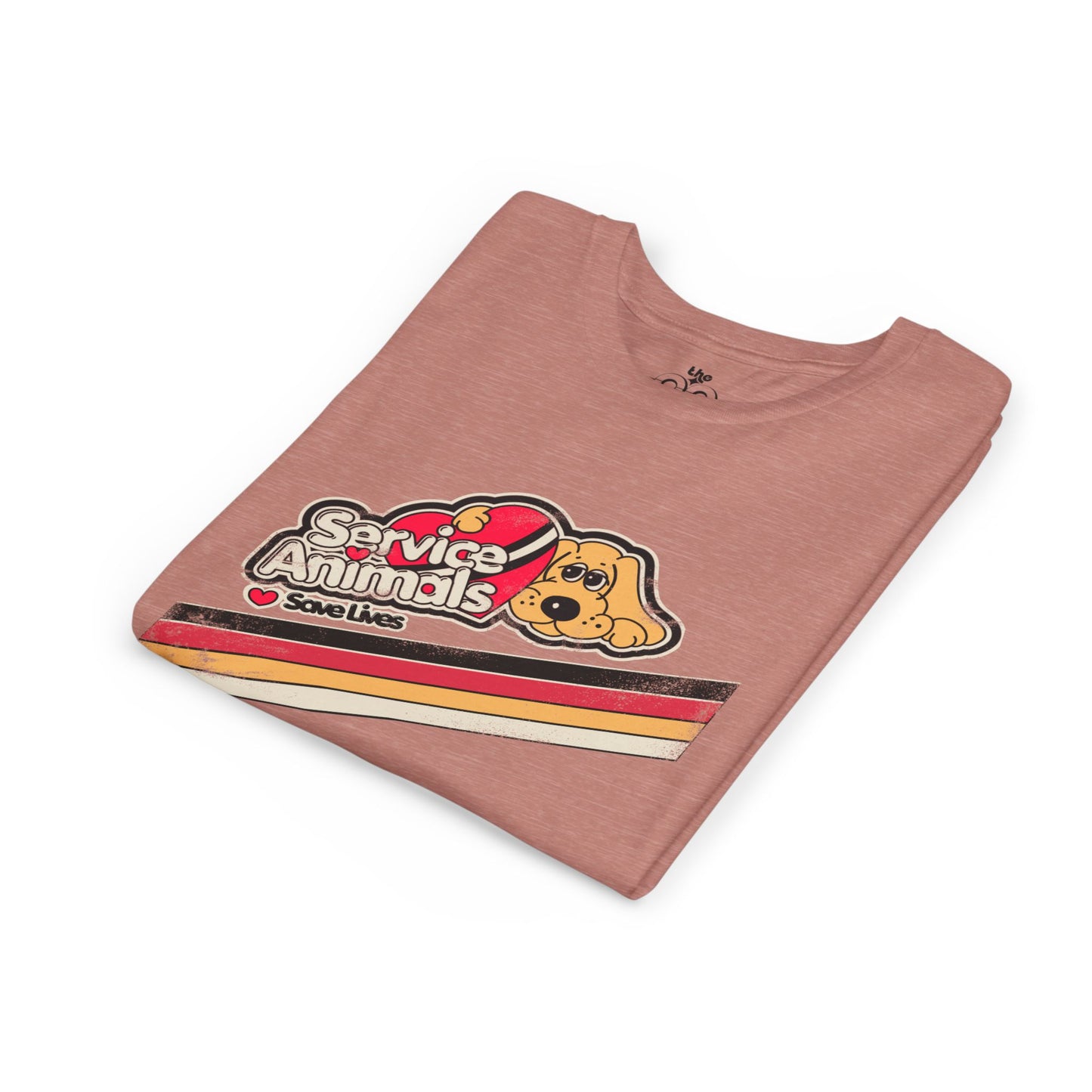 Service Animals Save Lives - Youth Unisex Short Sleeve Tee