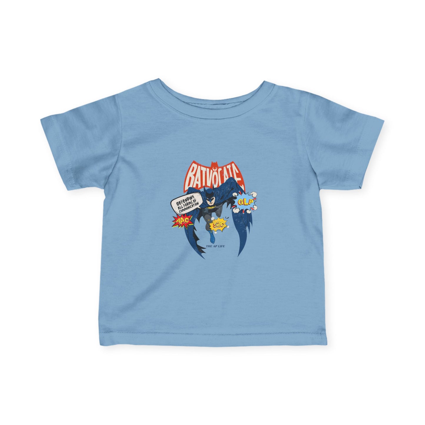 Batvocate - Defending All Forms of Communication - GLP - AAC - S2C - Baby Infant Fine Jersey Tee