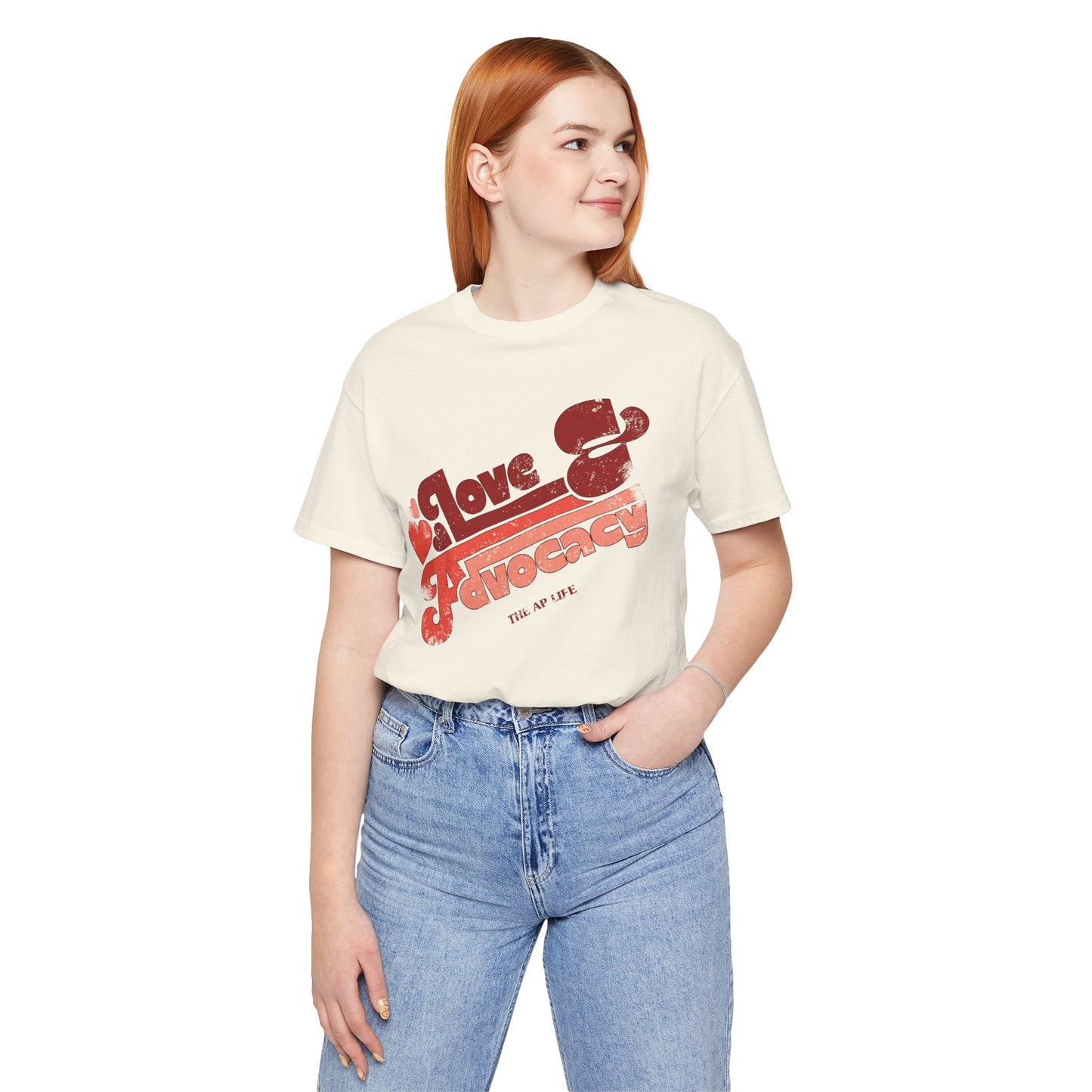 Love & Advocacy - Adult Unisex Jersey Short Sleeve Tee