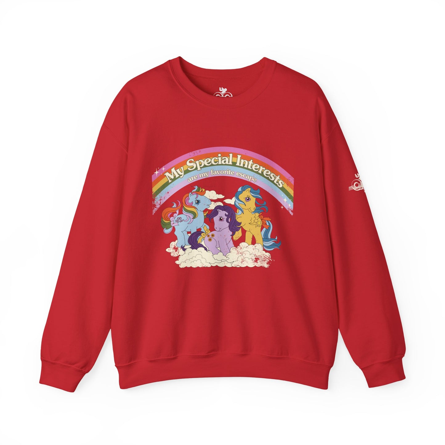 My Special Interests are my Favorite Escape - Adult Unisex Heavy Blend™ Crewneck Sweatshirt