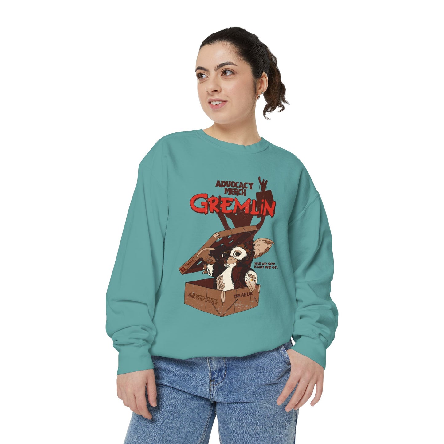 Advocacy Merch Gremlin - Adult Unisex Garment-Dyed Sweatshirt