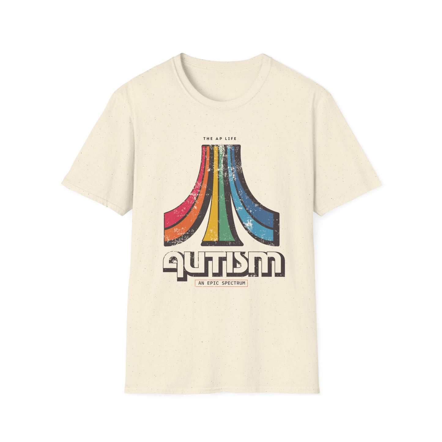 Autism - An Epic Spectrum - Retro Gaming Style Adult Unisex Softstyle T-Shirt