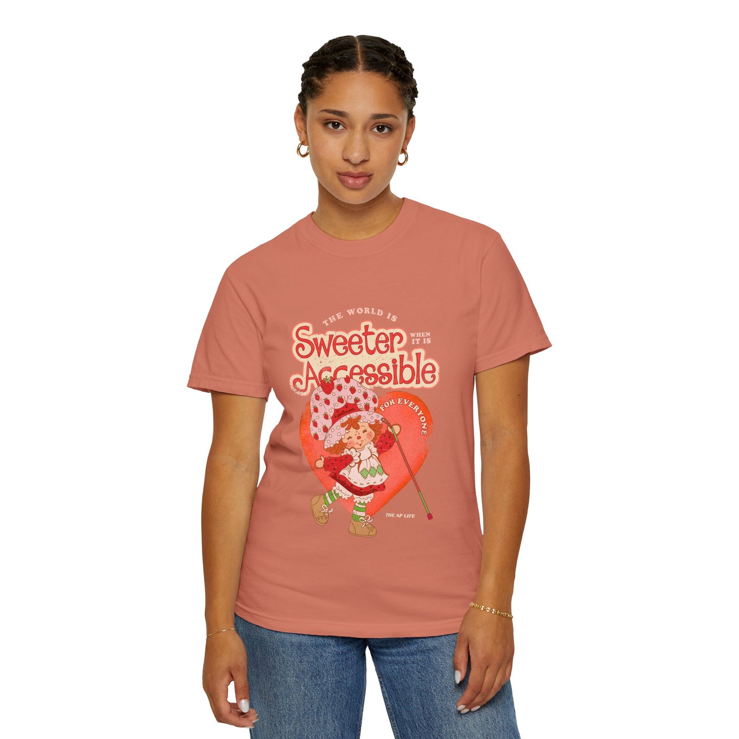 The World is Sweeter when it is Accessible for Everyone - Comfort Colors Adult Unisex Garment-Dyed T-shirt