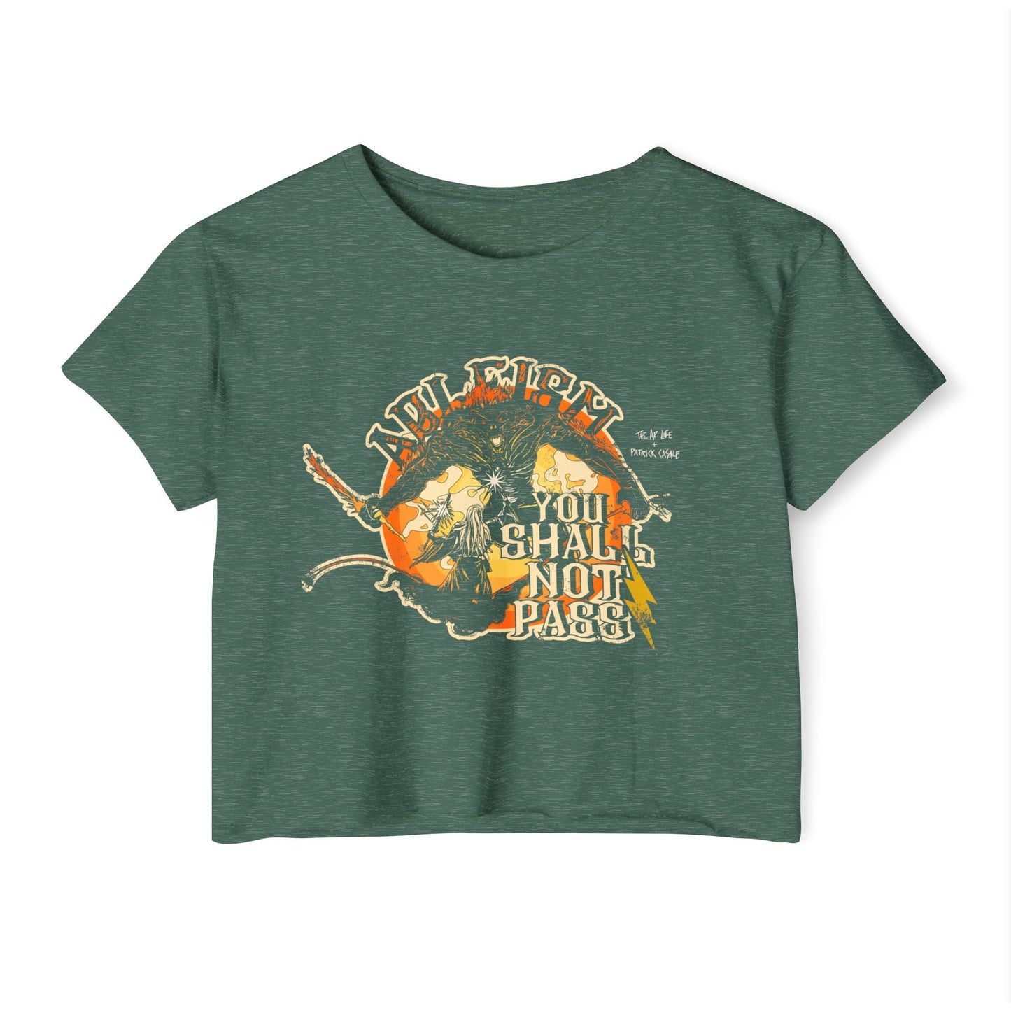 Ableism - You Shall Not Pass - LOTR - Women's Crop Top Tee