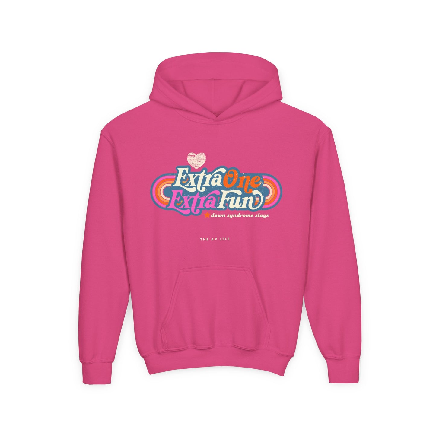 Extra One, Extra Fun DS Awareness - Youth Unisex Hoodie