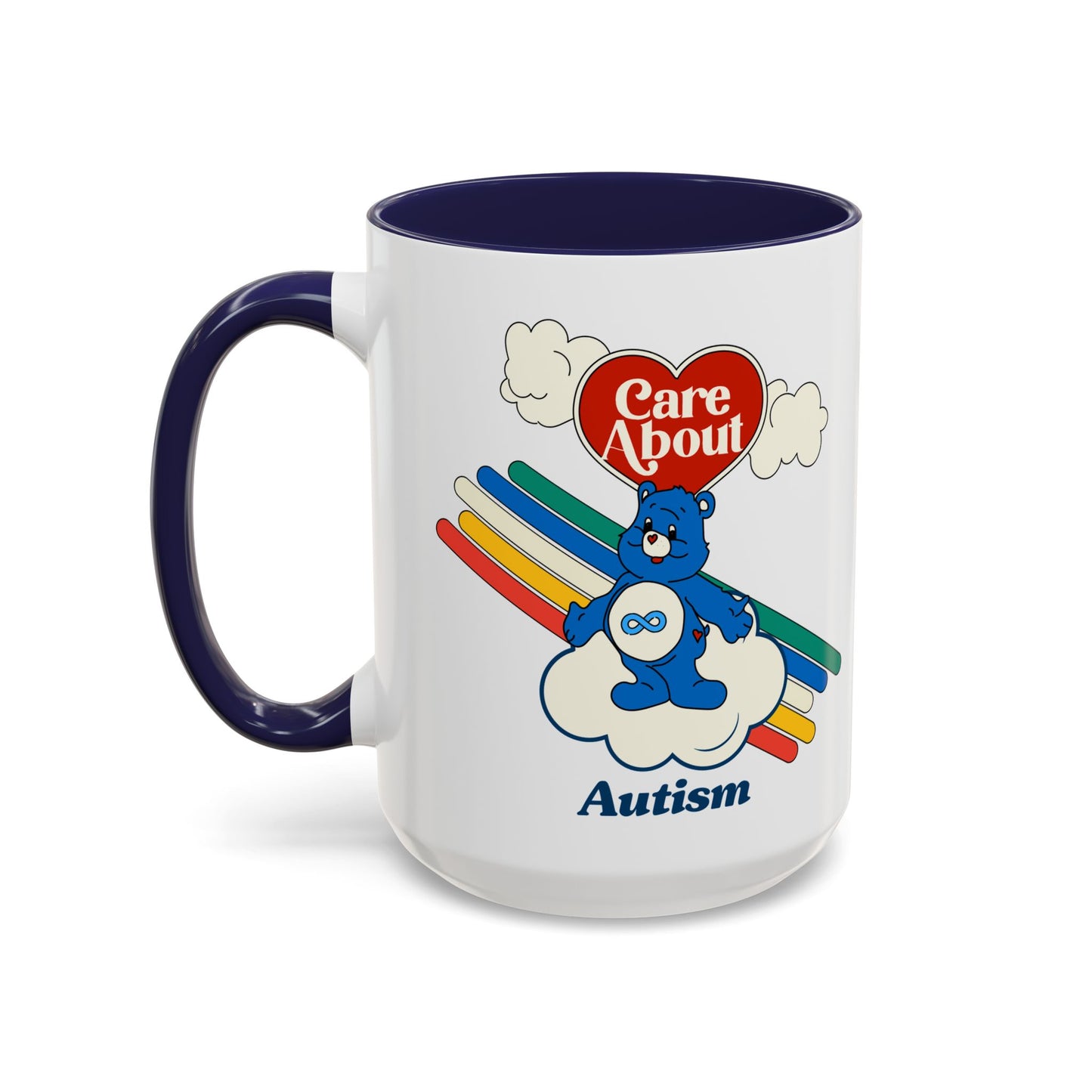 Care About Autism - Disability Rights - Accent Coffee Mug (11, 15oz)
