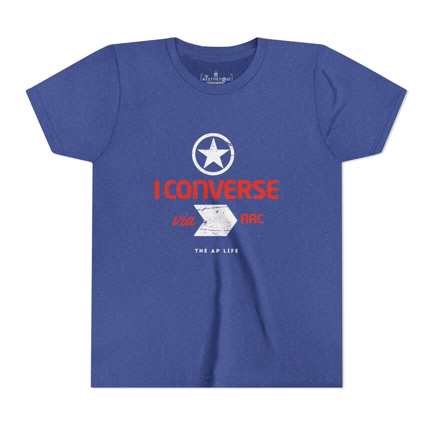 I Converse Via AAC - Youth Unisex Jersey Tee