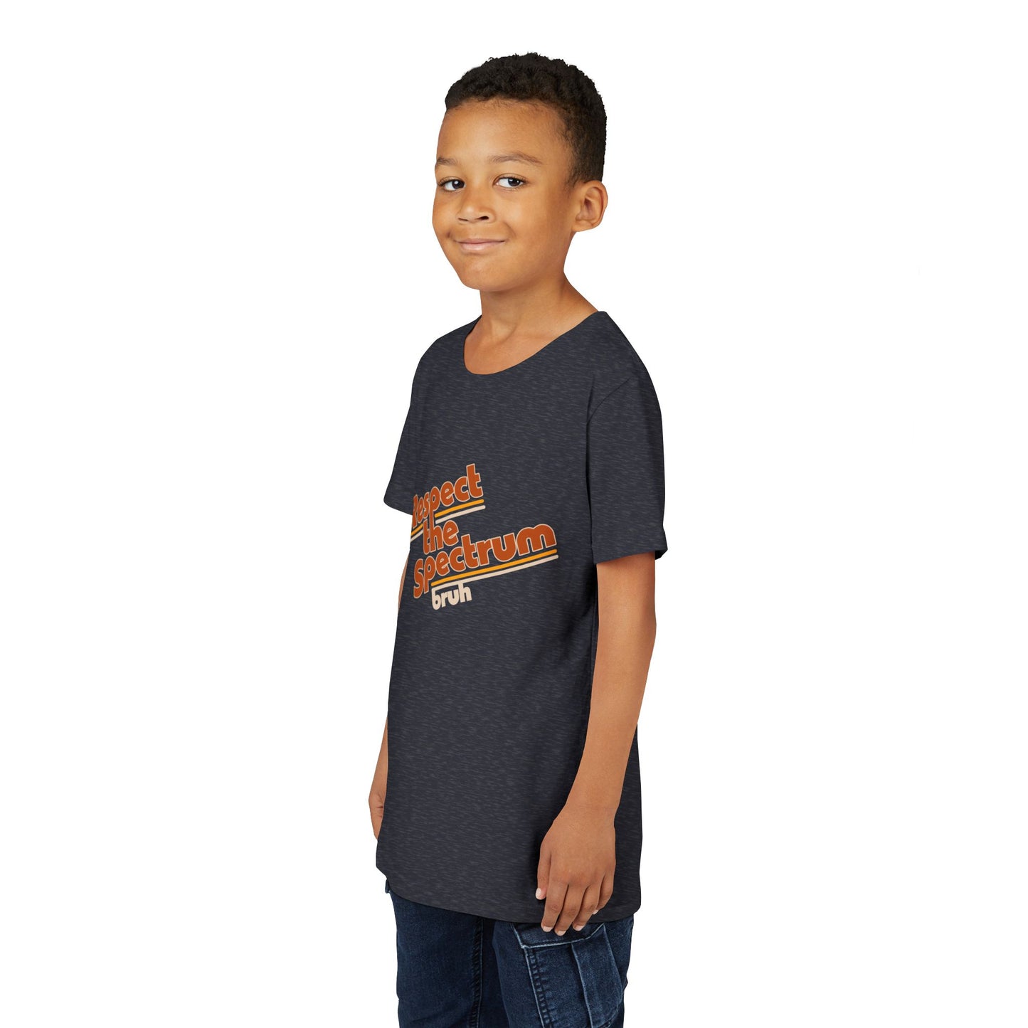 Respect The Spectrum, Bruh - Youth Unisex Short Sleeve Tee