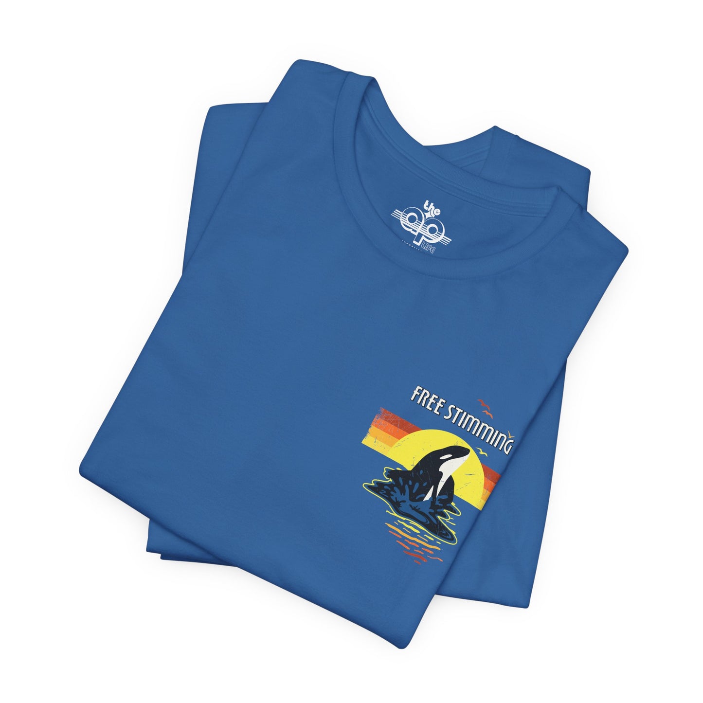 Free Stimming - Orca - Adult Unisex Jersey Short Sleeve Tee