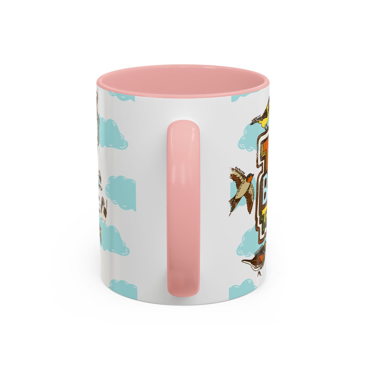 Talk Birdy to Me - Accent Coffee Mug (11, 15oz)