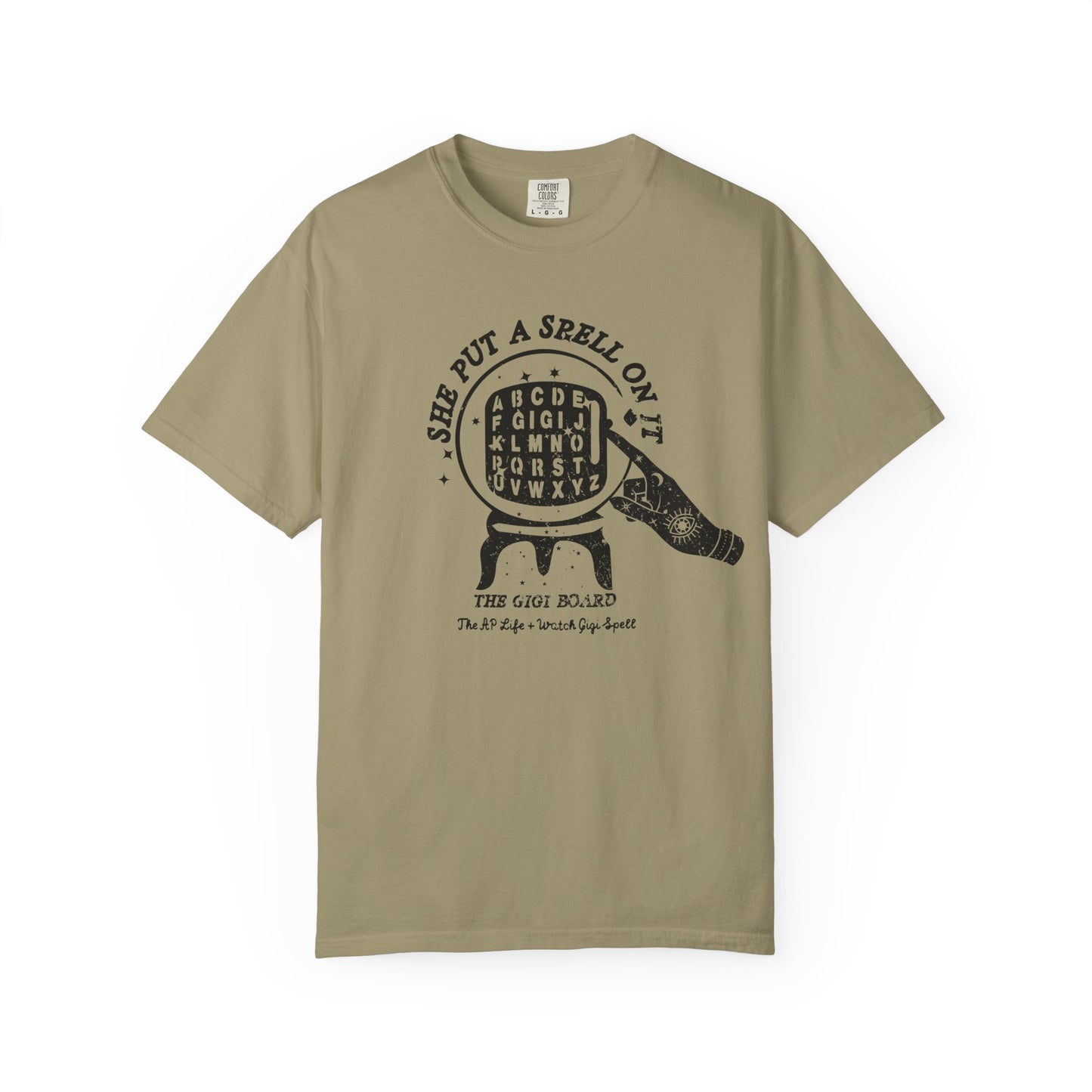 She Put a Spell on it - The Gigi Board - Adult Unisex Tee - Watch Gigi Spell Fundraiser