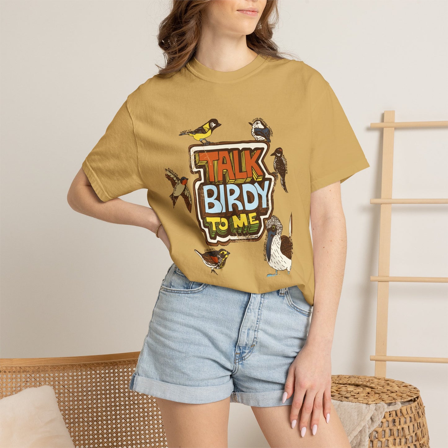 Talk Birdy to Me - Adult Unisex Garment-Dyed T-shirt