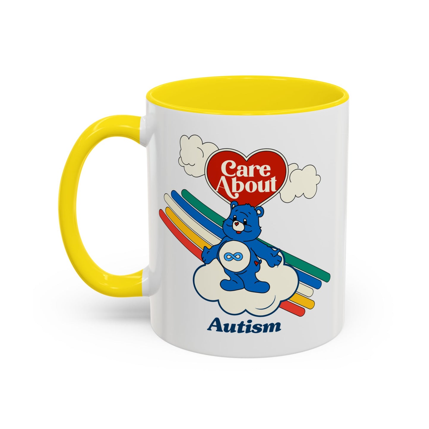 Care About Autism - Disability Rights - Accent Coffee Mug (11, 15oz)