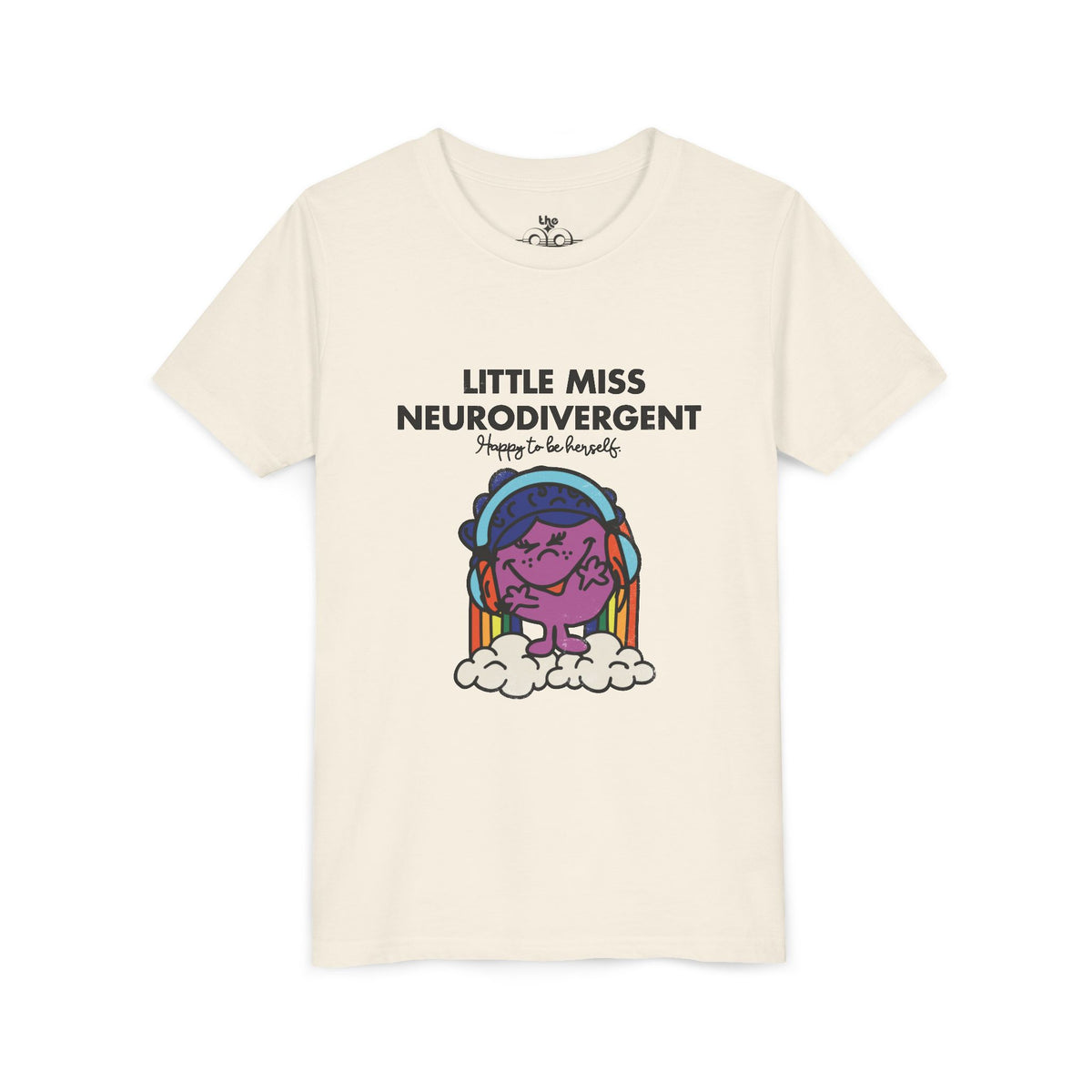 Little Miss Neurodivergent - Unisex Youth Short Sleeve Tee