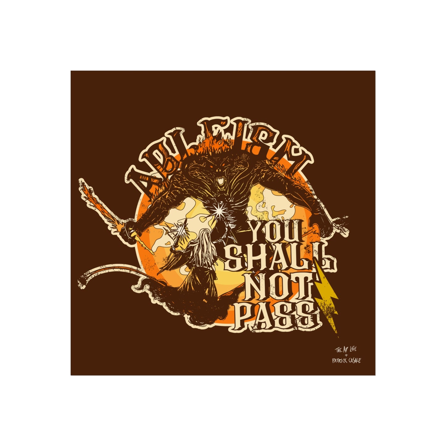 Ableism - You Shall Not Pass - LOTR - Fine Art Poster