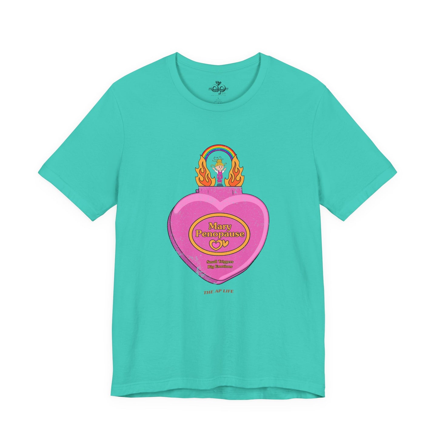 Mary Penopause - Small Triggers, Big Emotions - Adult Unisex Jersey Short Sleeve Tee