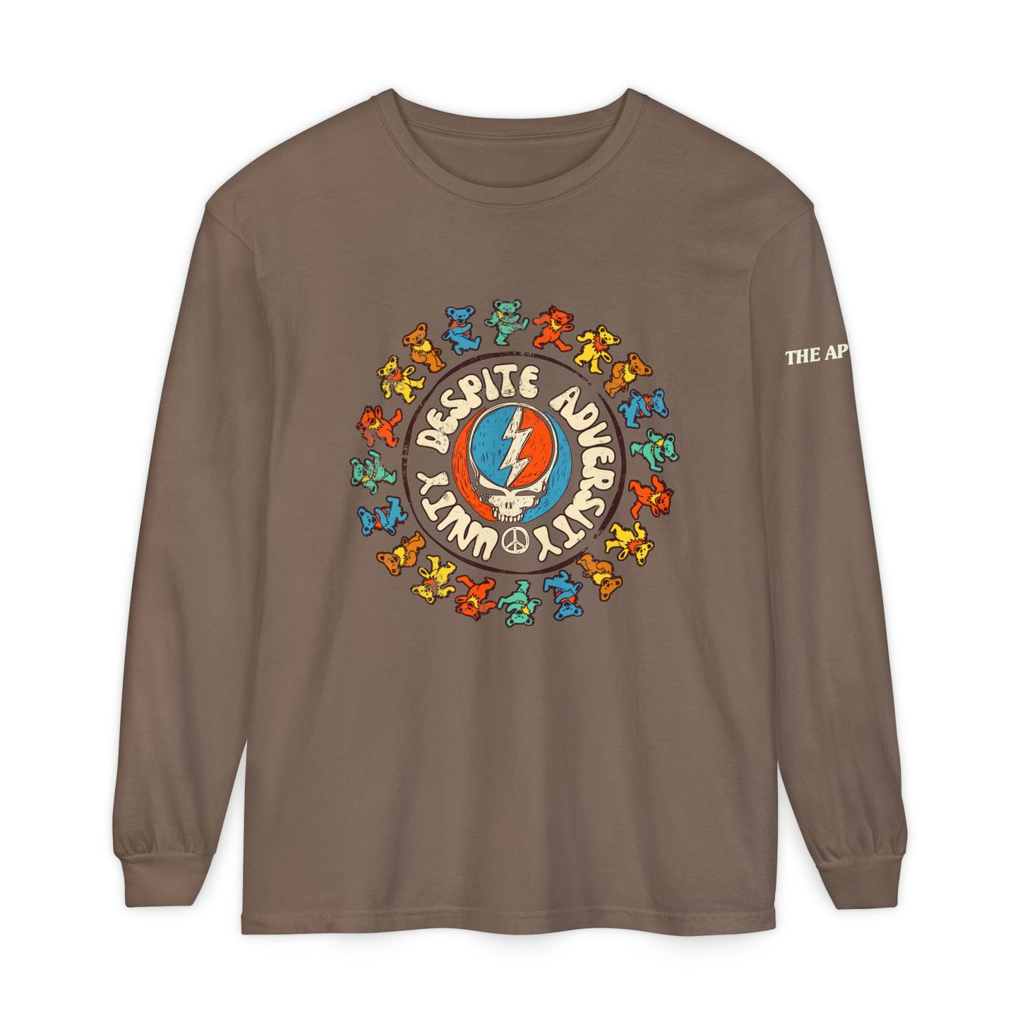 Unity Despite Adversity - Unisex Garment-dyed Long Sleeve T-Shirt