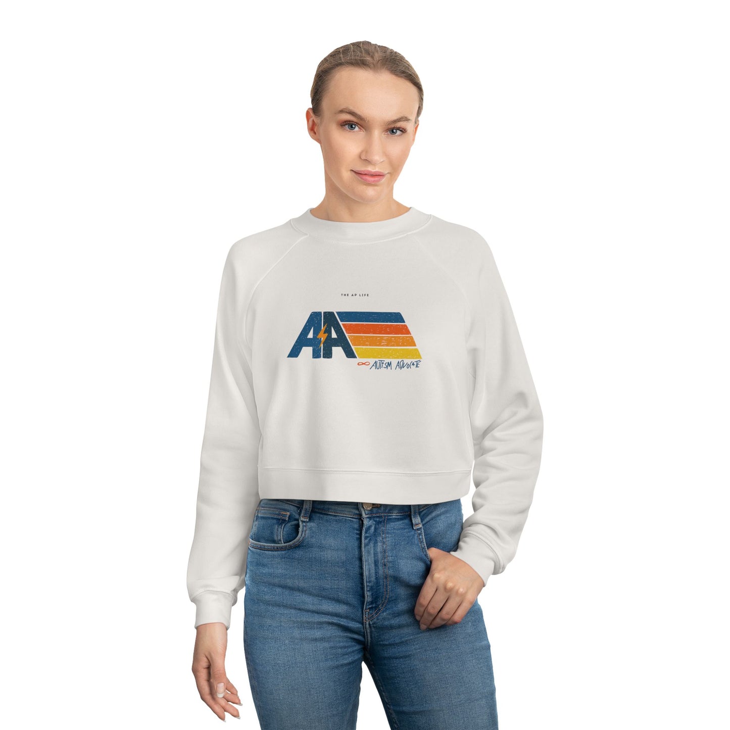 Autism Advocate - Women's Cropped Fleece Pullover