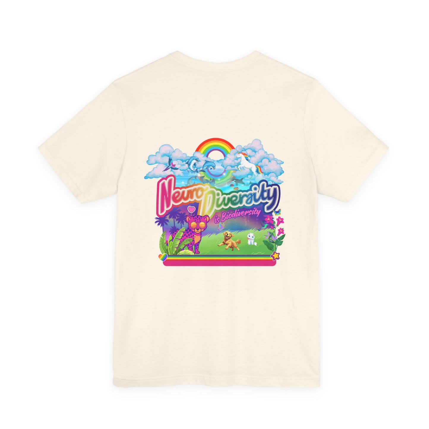 Neurodiversity is Biodiversity - Adult Unisex Jersey Short Sleeve Tee
