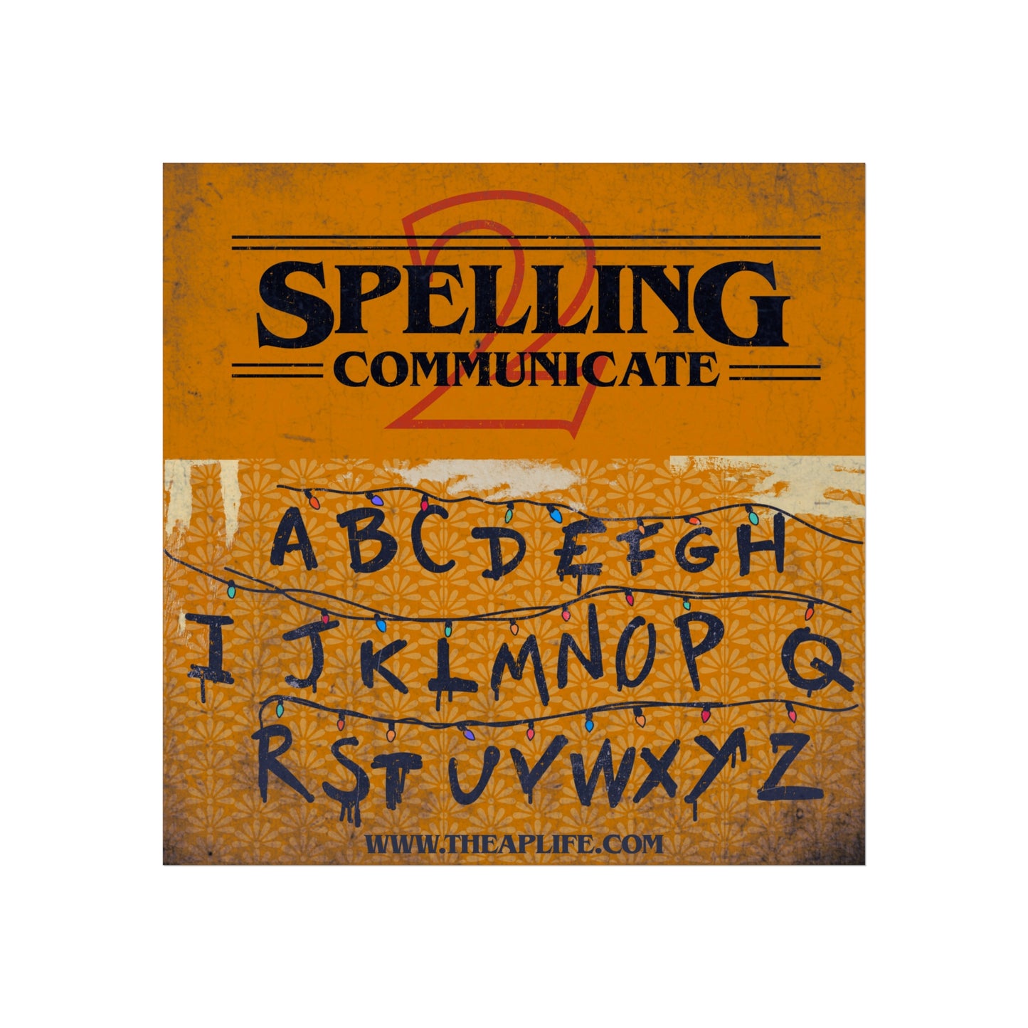 Spelling to Communicate - S2C - Fine Art Poster