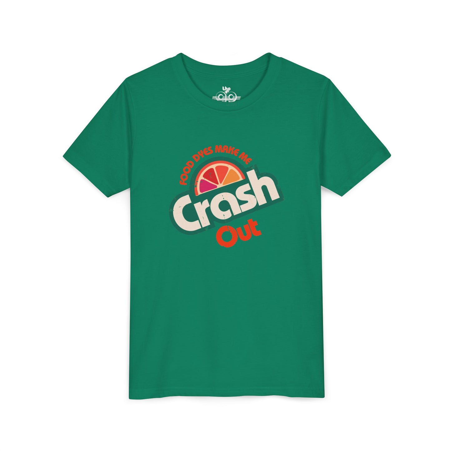 Food Dyes Make Me Crash Out - Unisex Youth Short Sleeve Tee