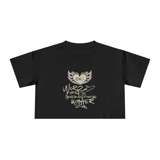 Word to your Neuro-Affirming Mother - 90s Throwback - Women's Cropped Tee