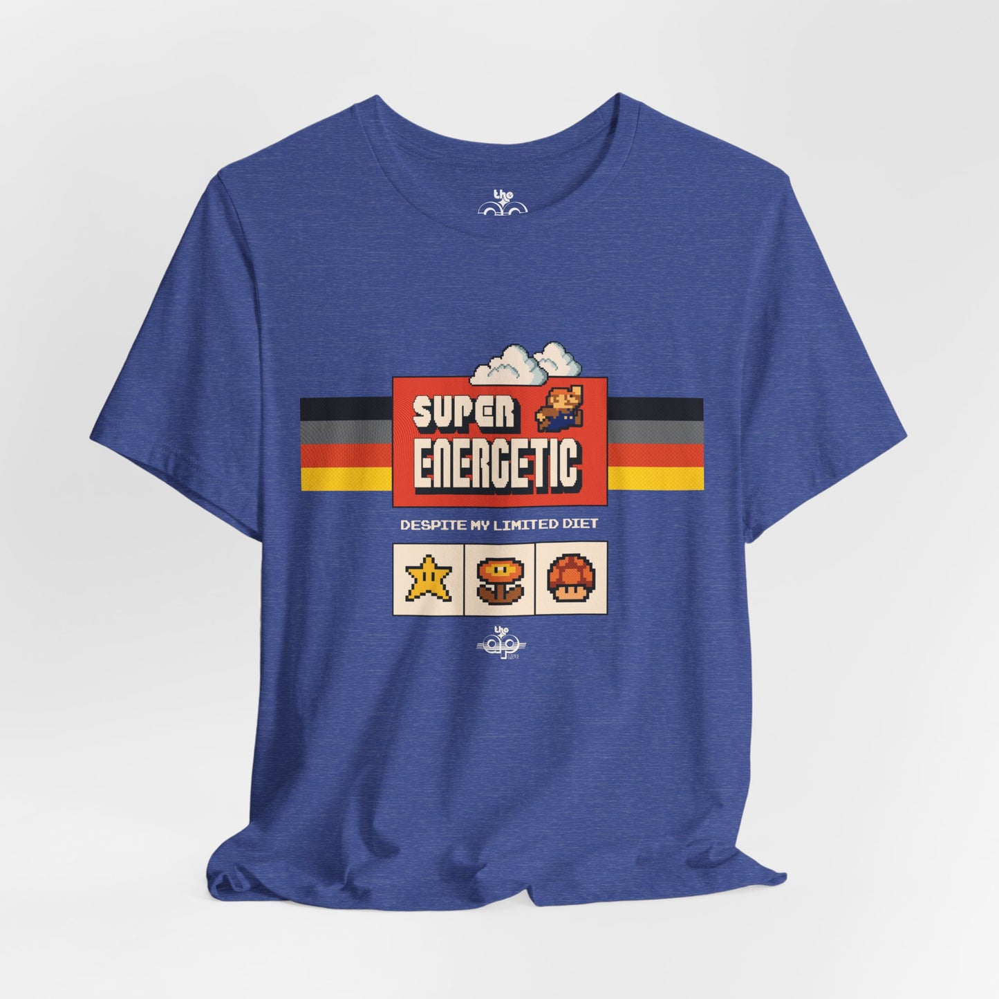 Super Energetic, Despite My Limited Diet - Adult Unisex Jersey Short Sleeve Tee