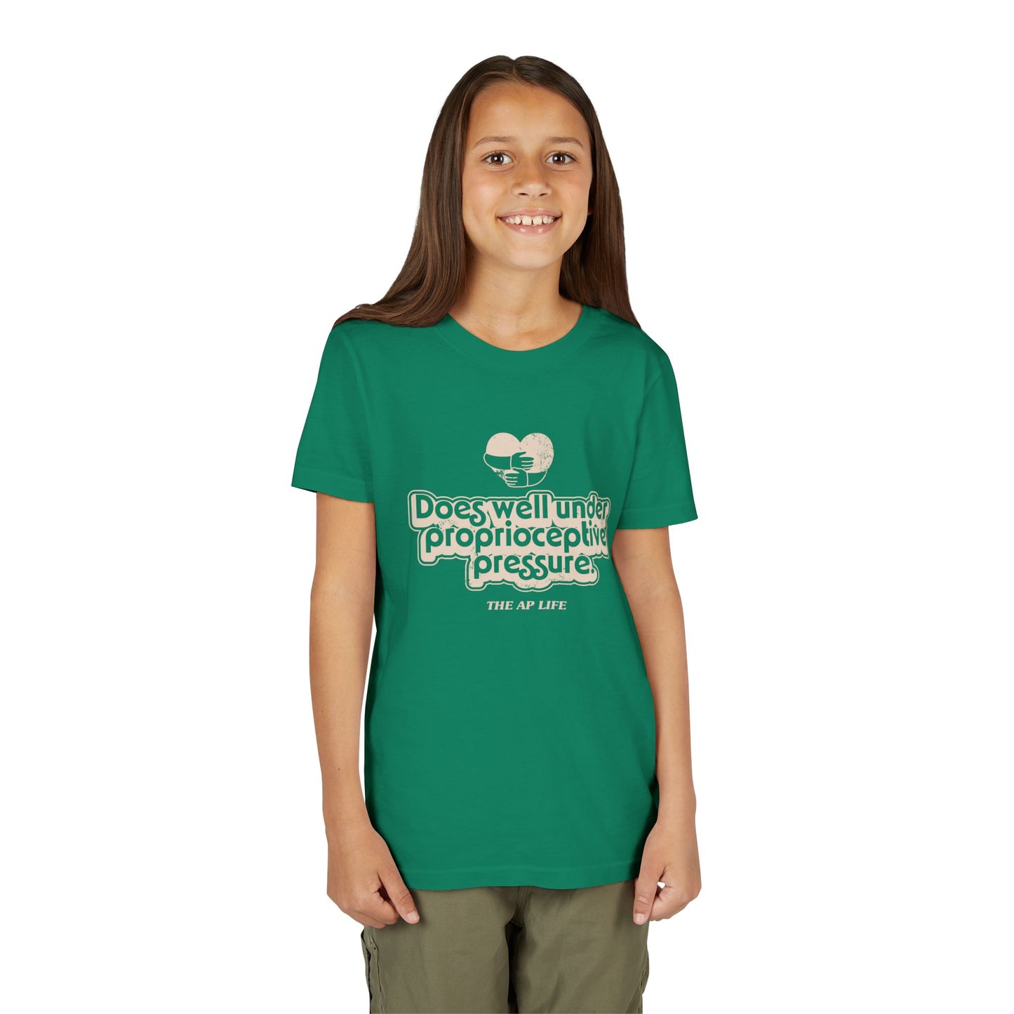 Does Well Under Proprioceptive Pressure - Sensory Input - Youth Short Sleeve Tee