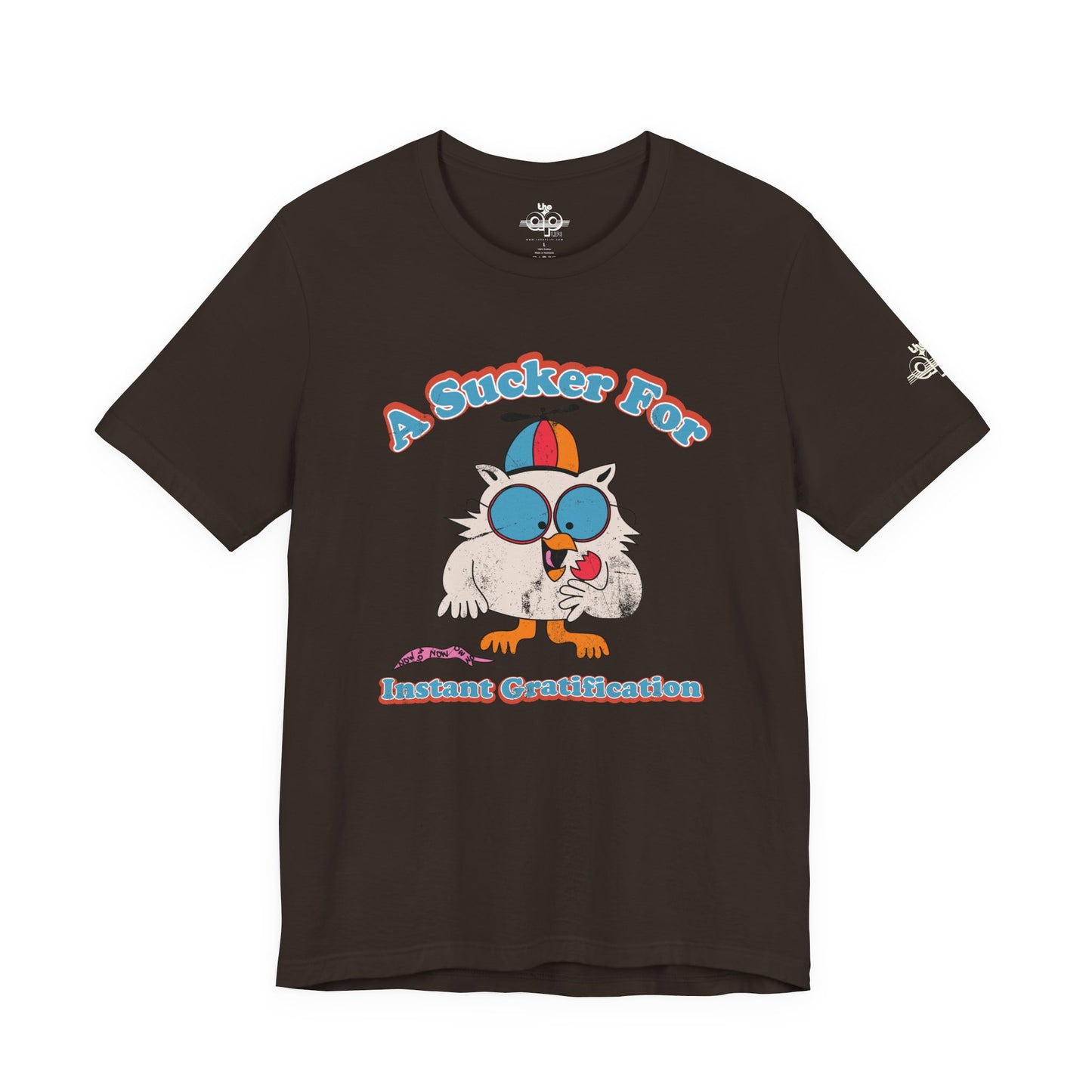 A Sucker for Instant Gratification - Adult Unisex Jersey Short Sleeve Tee